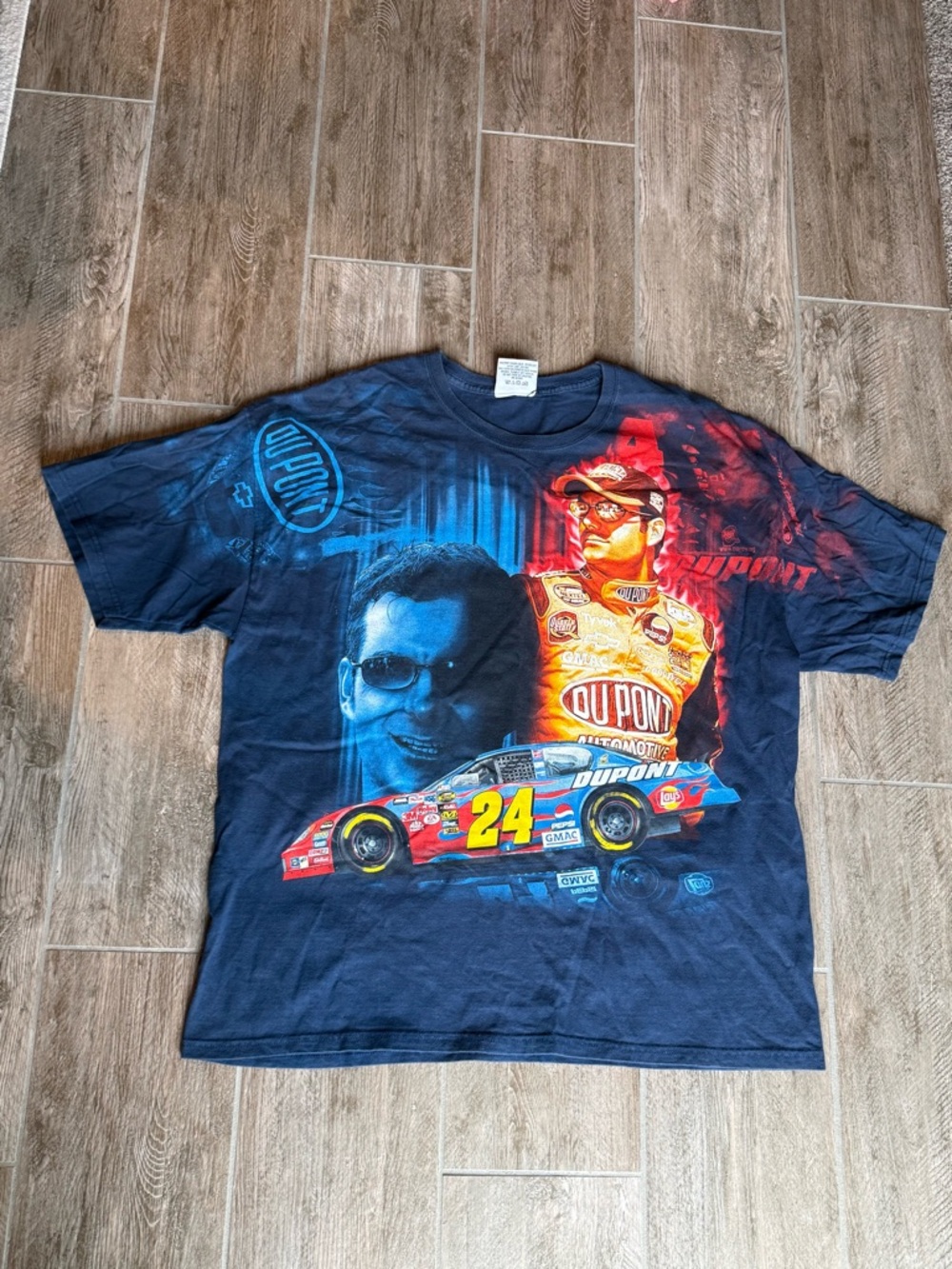 2XL Chase Authentics Dupont Racing Jeff Gordon 24 Graphic Tee